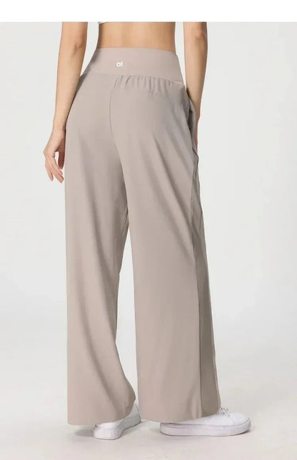 Yoga Pants Outdoor Loose Athletic Casual Pants Running Fitness Wide Leg Pants