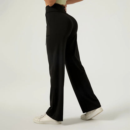 Womens Yoga Pants Wide Leg Pants With Pockets Casual Trousers Elastic Waist Sweatpants Pant for Women Women’s Pants Women’s Pant