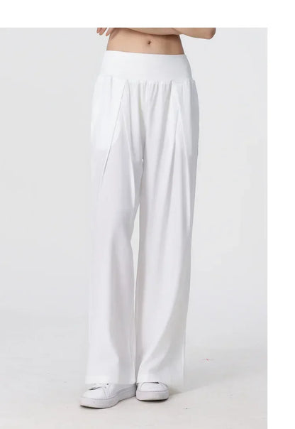 Yoga Pants Women's Loose Running Casual Pants Spring Summer Breathable Wide Leg Flare Outer Wear Sweatpants