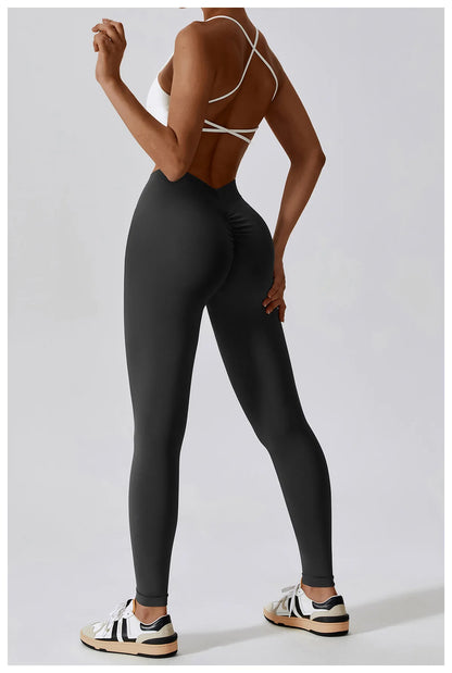 Yoga Pants Rear Rolled buttocks Peach Buttocks Women For Fitness High Waist Long Pants Women Hip Push UP Gym Women's Leggings