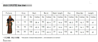 African Dresses For Women 2022 Lady Elegant Glittering Evening Dress Sparkle Sequin Sexy Sheath Maxi Party Gowns Come With Belt