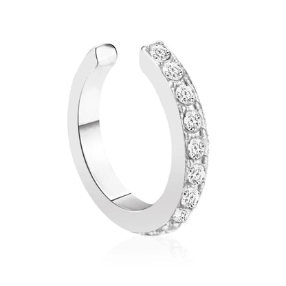 Fashion Exquisite Rhinestone Decor Ear Cuff earring for Woman Ear 2022 Summer New Arrival Christmas Jewelry Gift