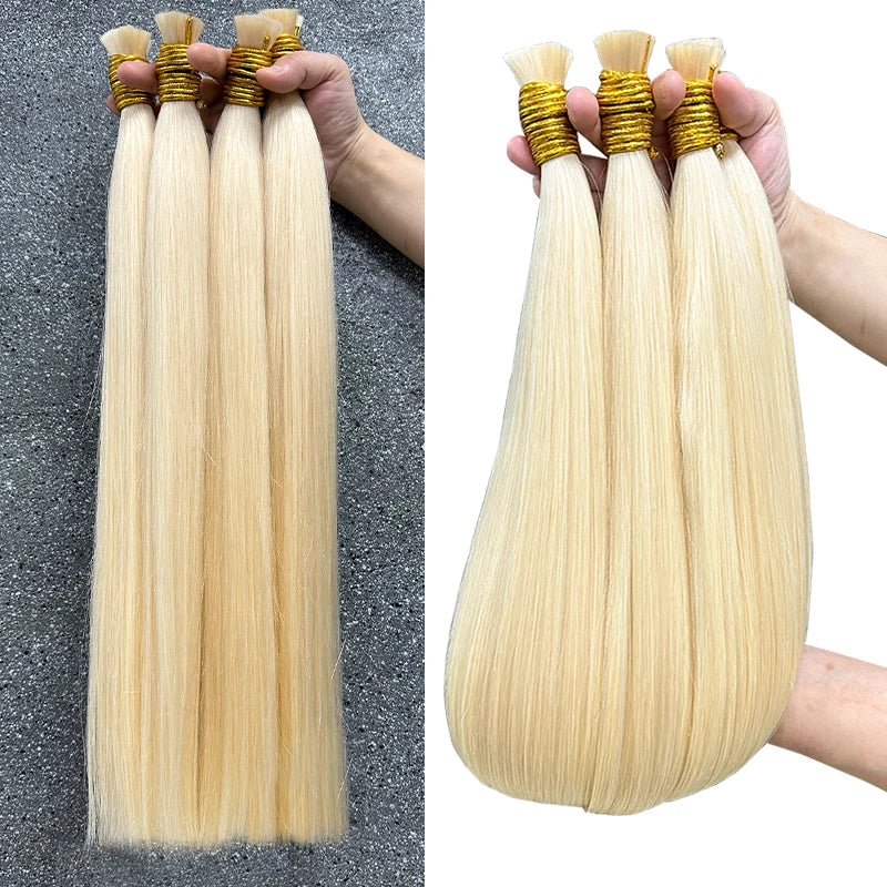 Maxhair No Weft 613 Human Hair Weave Blonde Straight Human Hair 1B 613 Ombre Blonde Vietnamese Straight Hair Bundles Remy