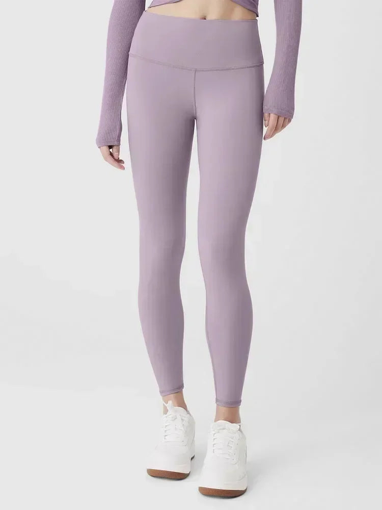 Yoga Leggings 7/8 High-Waist Airlift Legging Yoga Pants for Women Leggings Stretchy Tight Fitting Fitness Sports Workout Pants