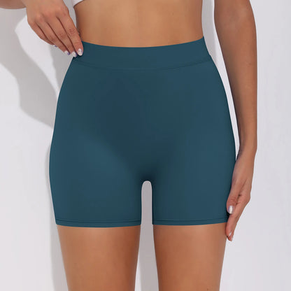 Women's Sexy Stretch Yoga Shorts With Hip Lifting And Abdominal Tightening Tight Fitness Wearing Running Pants Externally