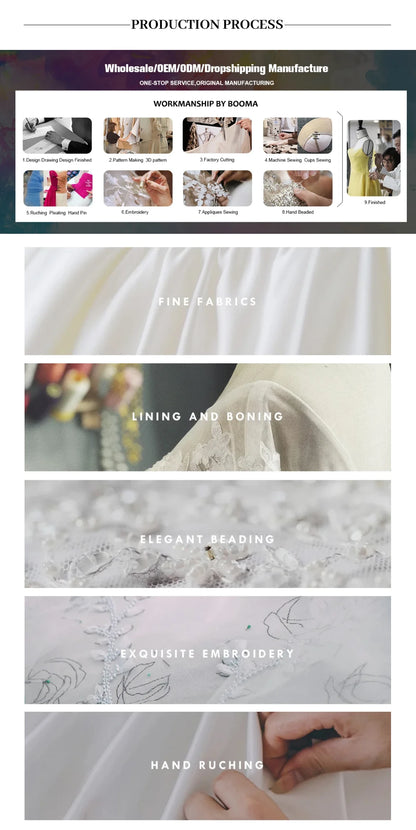 Fancy Dresses for Women Elegant White Wedding Party Dress vestidos de fiesta vestidos para eventos especiales customized