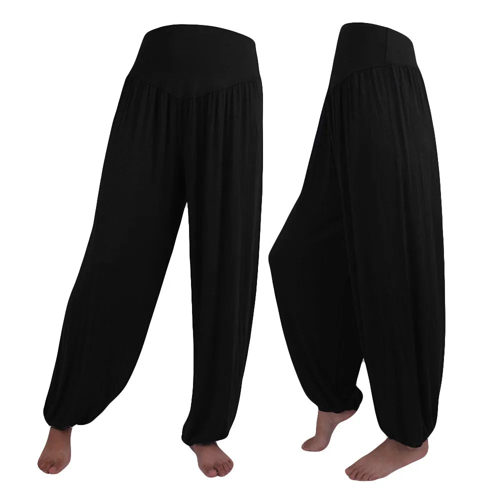 Yoga Pants Loose Harem Pants For Women Training Dance Trousers Sport Running Yoga Pants High Waist Ladies Trousers