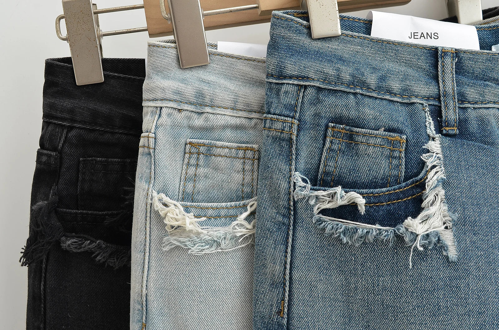 Mini skirts for women high waisted denim skirt black distressed jeans skirts womens 2024 Summer clothes blue jean skirts ripped