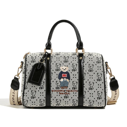 New Women Pillow Bag Large Capacity Fashion Lightweight Luggage Travel Bag Designer Retro Female Handbag Shoulder Crossbody Bags