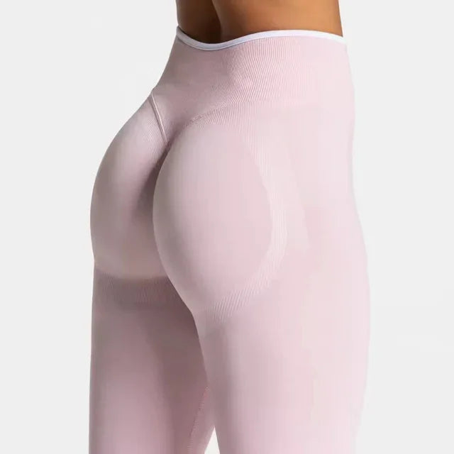 New Seamless Yoga Legging for Women Scrunch Butt Lifting Gym Legging Workout Yoga Pants Low Ribbed Waistband Sports Tights