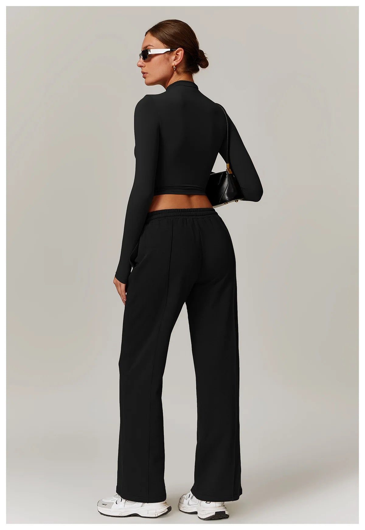 Women's High Waisted Straight pants Sweatpants Casual Yoga Jogger Pants elegant pants Women Pants Yoga With Pockets pantalones