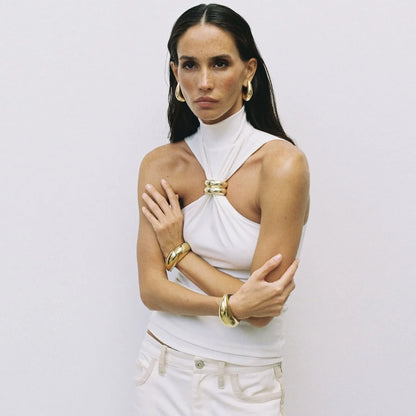 Tossy Summer Fashion Sexy Tank Top Pullover For Women Slim Off-Shoulder Patchwork Strapless Y2k Vest Top Female Cropped Top 2025