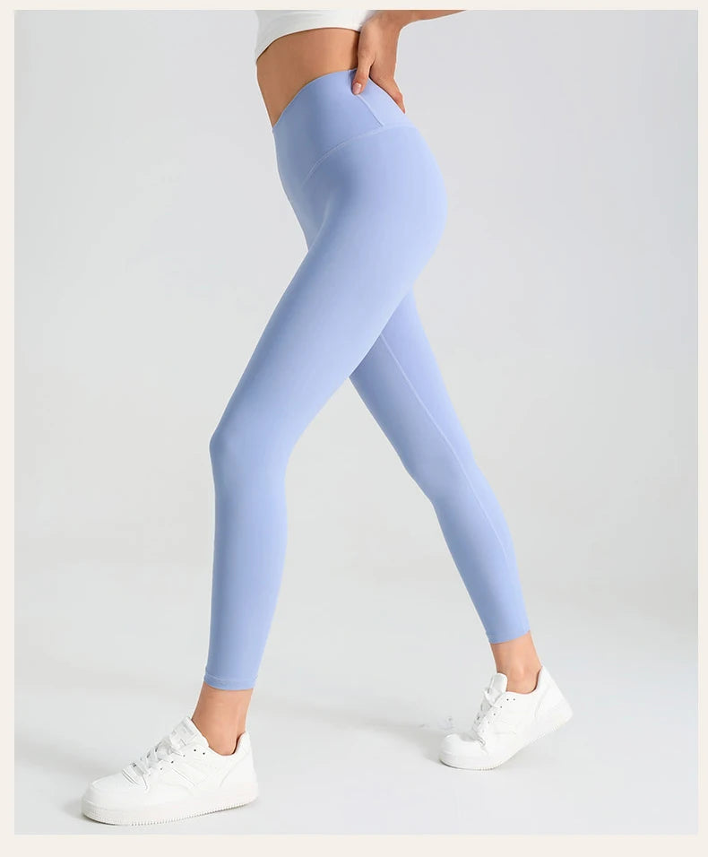 Women's Yoga Pants Gym Leggings Lady's Girl Fitness Soft touch Tights High Waist Elastic Breathable No T Line Sports Pants