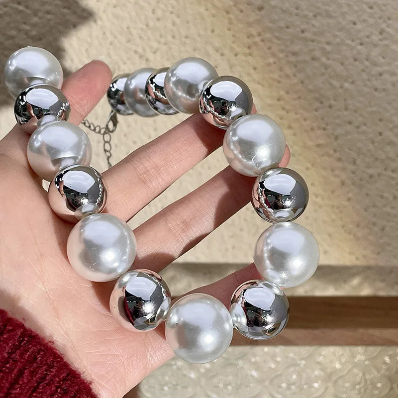 YANGLIUJIA Pearl Necklace European And American Style Personality Fashion Necklace Ms Girl Travel Wedding Accessories 2023