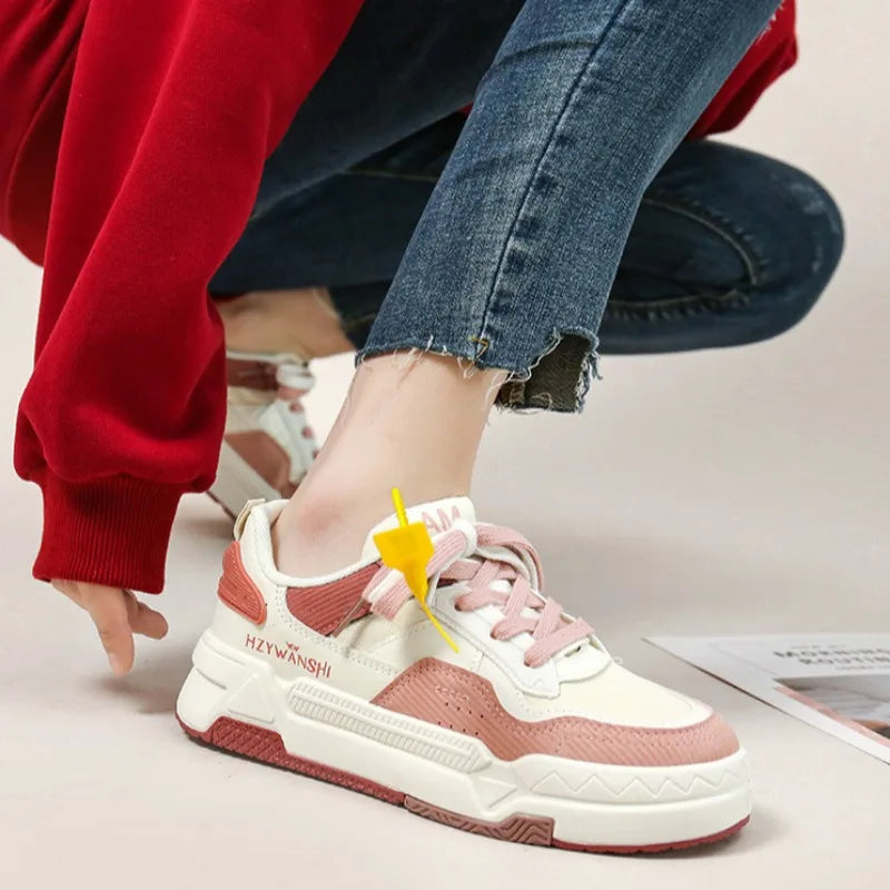 2025 New Women Shoes High Quality Original All-match Platform Casual Sneakers Trends Sweet American Fashion Student Boards Shoes