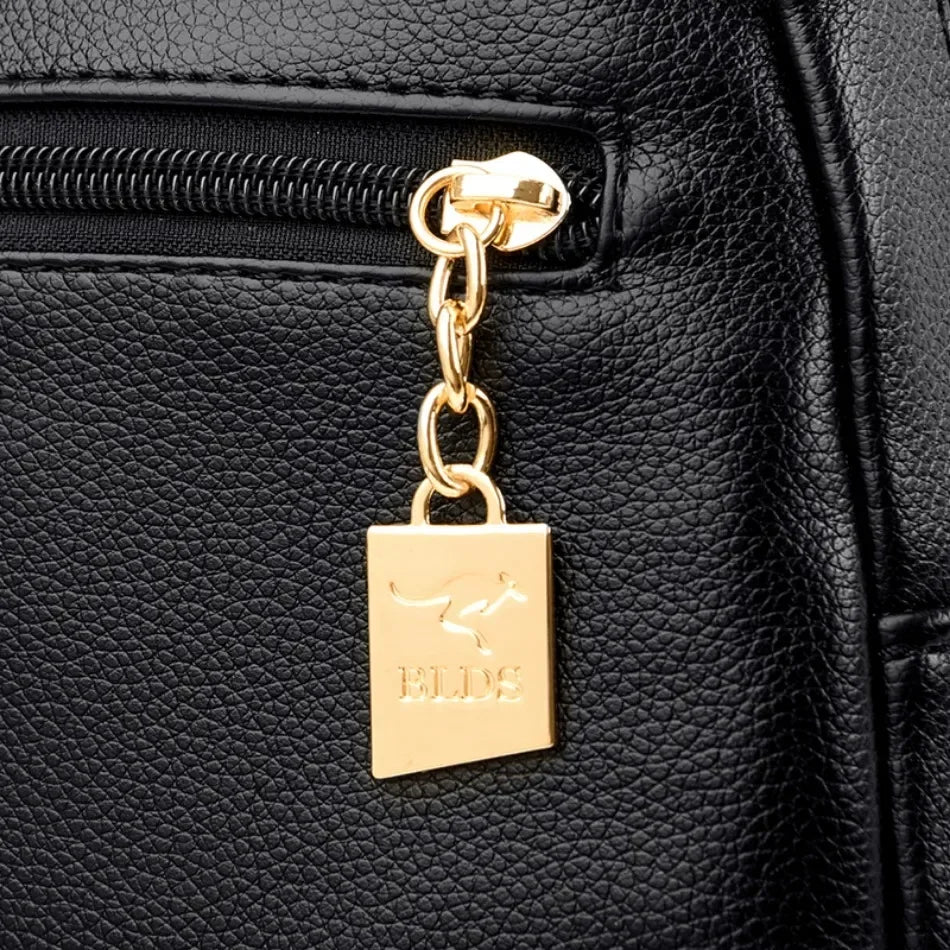 Women Large Capacity Backpack High Quality Leather Vintage Bags for Women School Bags Travel Rucksack Ladies Bookbag Knapsack