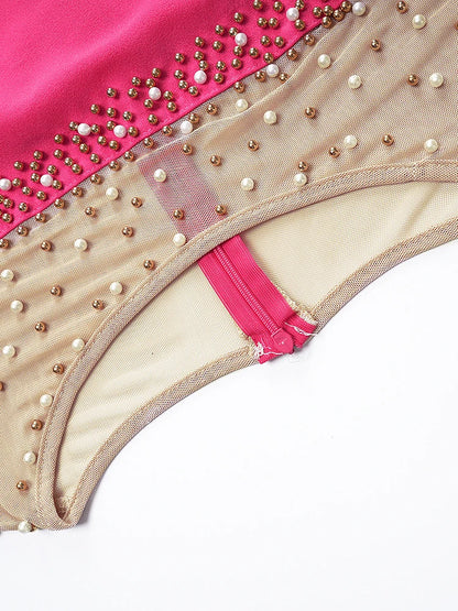 Elegant Party Dresses For Women 2025 Spring Summer Short Sleeve Bodycon Robe African Wedding Prom Evening Dress Ladies Clothing