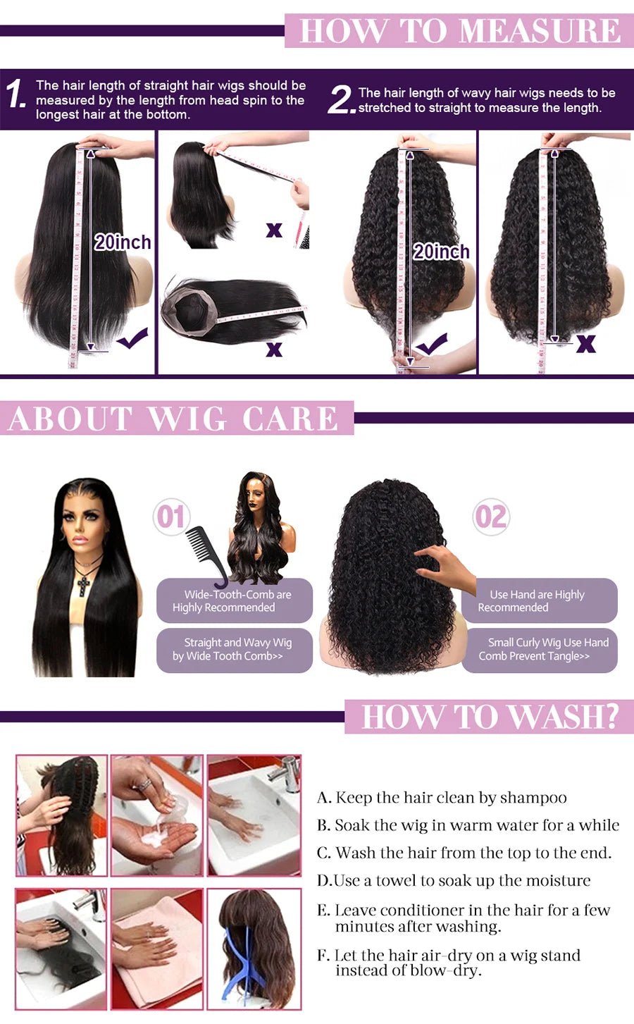 WOWANGEL Reddish Brown Pre Cut Glueless Wig Human Hair Ready To Wear 5x5 HD Lace Closure Water Wave Curly Wigs Wear To Go