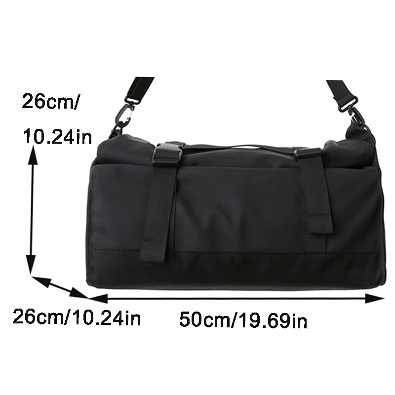 Fashion Travel Bags For Women Large Capacity Men's Sports bag Waterproof Weekend Sac Voyage Female Messenger Bag Dry And Wet