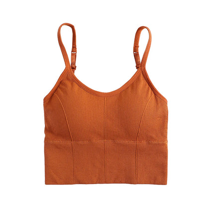 Women Sexy Tops Tube Push Up Bra Female Streetwear Sleeveless Camis Seamless Sport Lingerie Tee Crop Top Bandeau Top Tanks