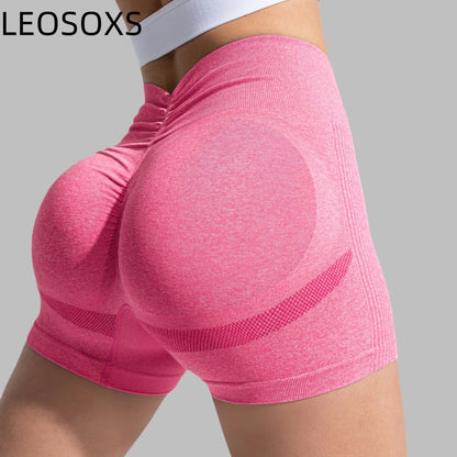 High-Waisted Hip-Lifting Yoga Pants for Women, Running Bare Sensation Breathable Fitness Pants Outer Wear Leggings, Tight Shorts
