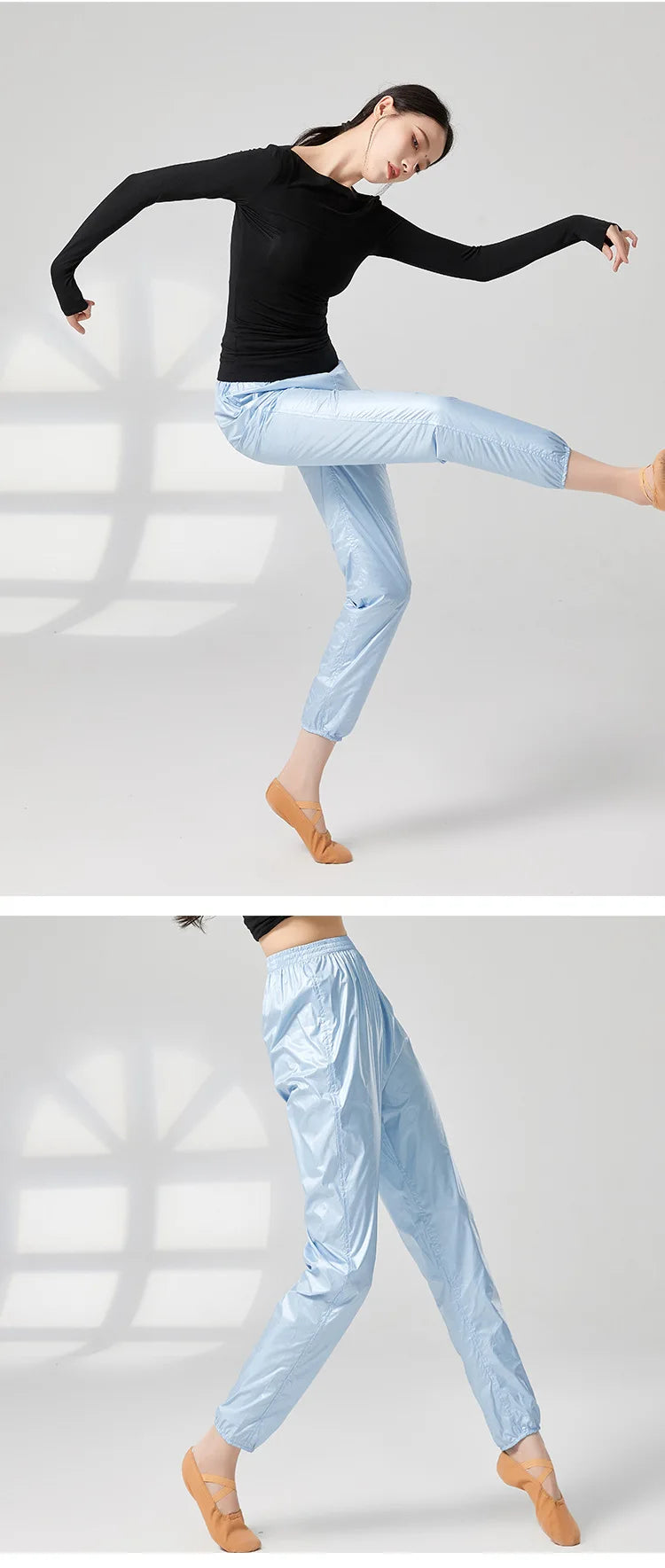 Ballet Pants Woman Yoga Leggings Fitness Yoga Pants Girls Sport Pants Dance Pants Nylon Dance Warm Up Fitness Pants Women