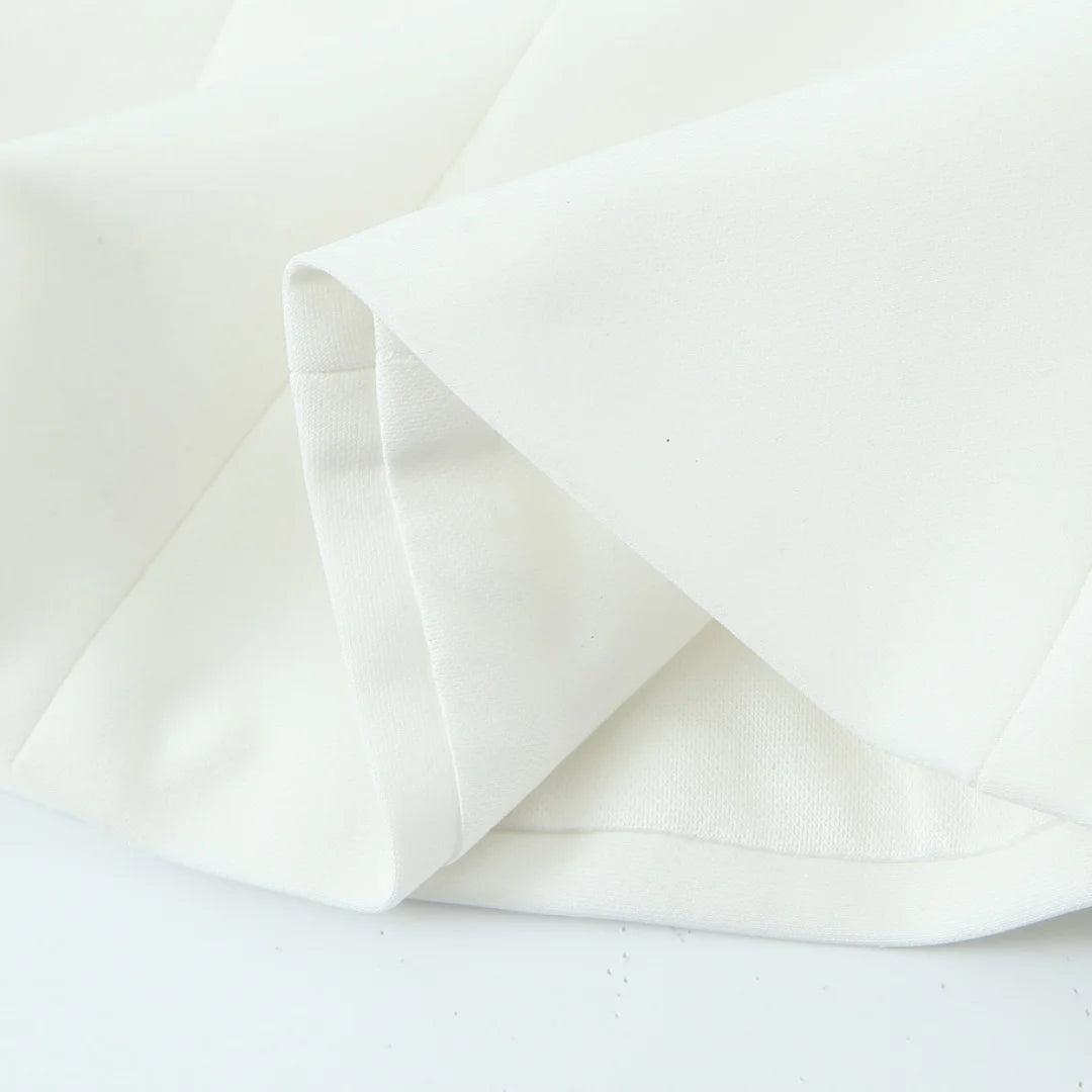 TRAF Top for Women Fashion Summer Short Skirt Hem Bow Sleeveless O-neck Blouse Street Clothing Vest Tank Chic Ladies Tops Mujer