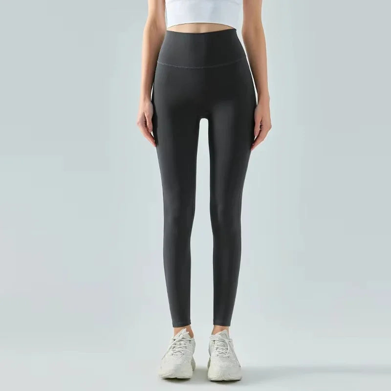 High Waisted Yoga Pants for Women, Seamless Quick Drying, Tight Fitting Running and Fitness Pants, Hip Lifting Exercise Yoga Clo
