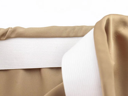 Satin Skirt Woman High Waist Elegant Long Skirts For Women Fashion Summer Midi Skirt Office Women's Skirts