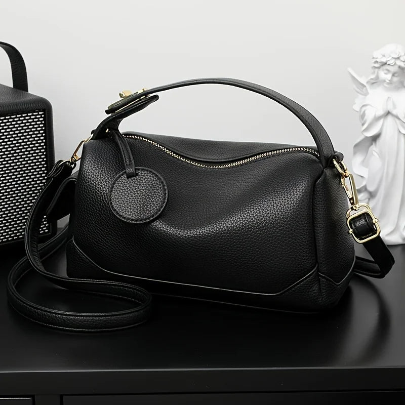 Women's Bags Fashion PU Leather Top Carrying Bag Handbags Multi Pocket Design Multifunctional Crossbody Tote Bag