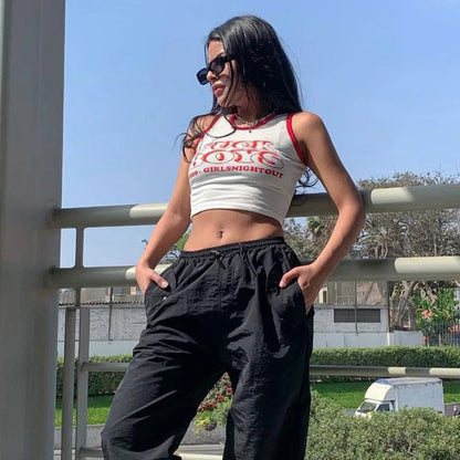 y2k Women Tops For Women Sexy Crop Tops Summer Sleeveless Sweet Tops Cloth Top women Summer Y2K Tops For Women traf 2023 woman