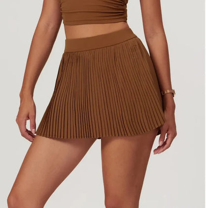 2025 Summer Fitness Skirt for Women - Quick - Dry Material Slim - Fit Design and Anti - Exposure Fake Two - Piece Style Ideal