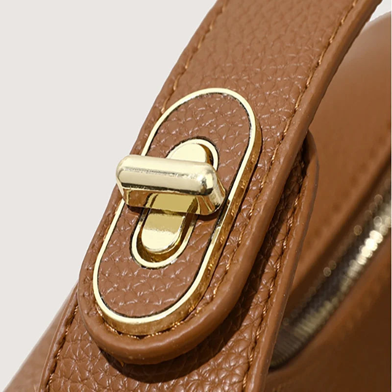 Women's Bags Fashion PU Leather Top Carrying Bag Handbags Multi Pocket Design Multifunctional Crossbody Tote Bag