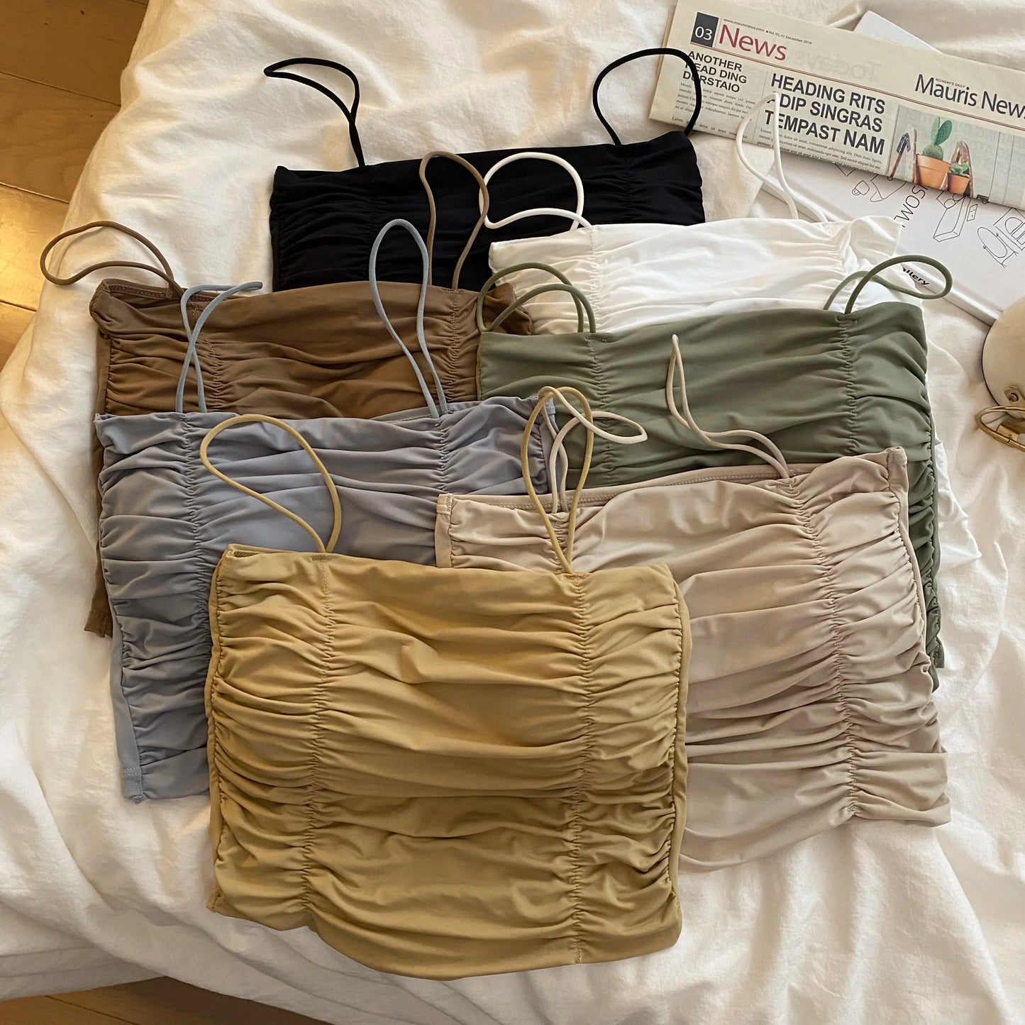 Women Crop Tops Sexy Tank Top For Lady Summer Tube Tops With Cups Female Underwear Lingerie Woman Clothing Girls Camisole Vest