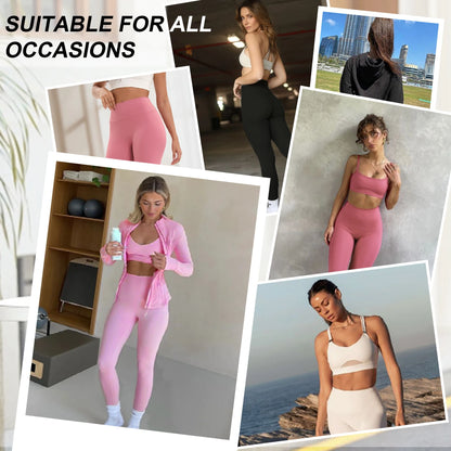 Yoga Leggings Women Fitness Leggings Running Cycling Pants Breathable Sports Leggings High Waist Summer Workout Gym Clothing
