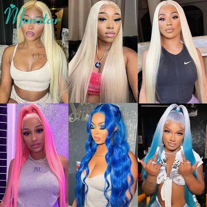 613 Blonde Colored Straight Human Hair Bundles 1 Pcs Double Drawn Raw Vietnamese Hair Bundles Weave Weft 22 24 26 28 30 32 Inch