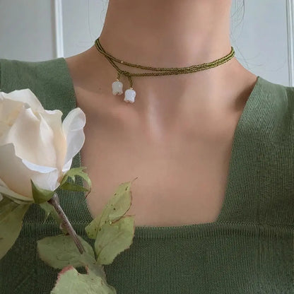 Pearl Necklace Women Long Crystal Beads Sweater Collares Necklace Baroque Beades Pendant Neck Jewelry 2025 Accessories