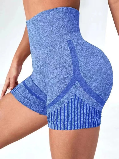 Women Yoga Shorts Women High Waist Workout Shorts Lift Butt Fitness Pants Sportswear Fitness Yoga Push Up Yoga Gym Running Short