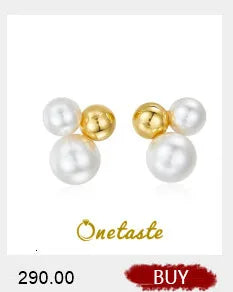 925 Silver Two Tone Plated High Polished Small Stud Earrings For Women Minimalist Trendy Statement Earring Personalized Gift