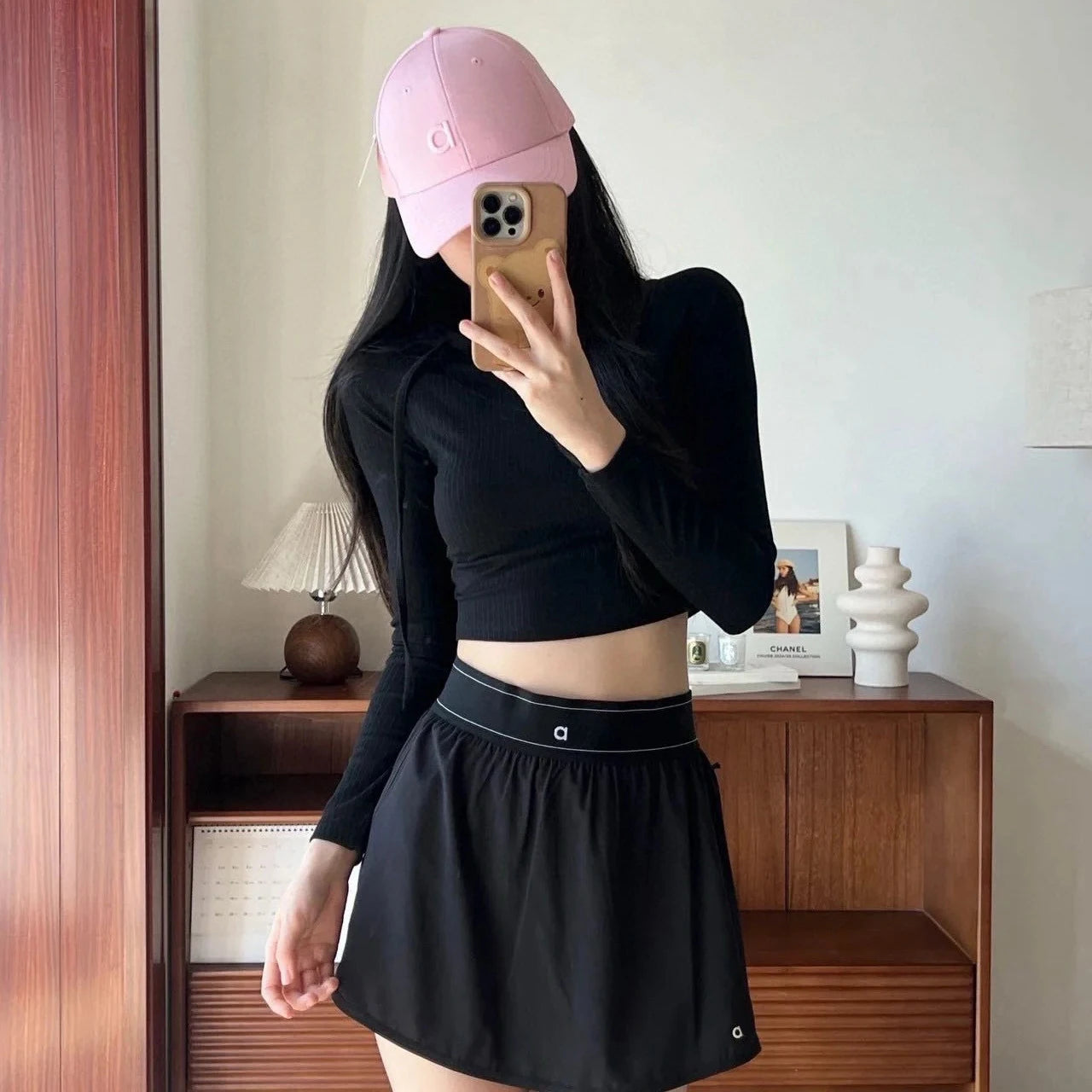 Women Tennis Skirt Golf Skirt Breathable comfort Outdoors Run Dance fitness yoga Lightweight  Skirt