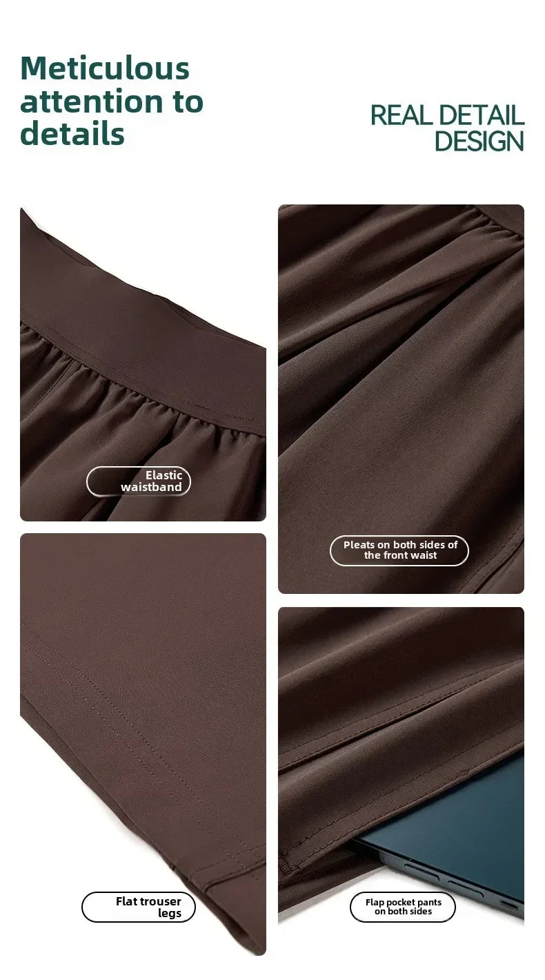 Yoga Sports Pants Women Loose Wide Leg Pants Casual High Waist Fitness Pants