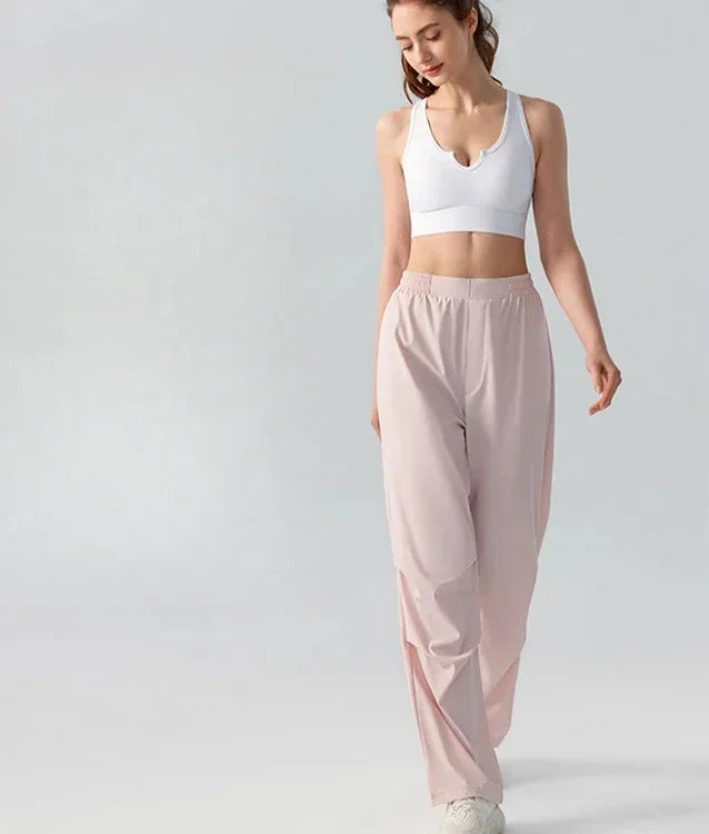 al yoga women's leggings Yoga Straight Leg Pants Loose Athletic Casual Quick Dry Fitness Pants