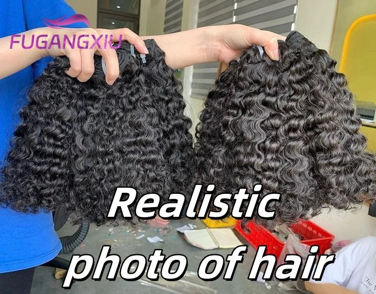 Brazilian Curly Hair Bundles 100% Human Hair Weave 1/3/6 Pieces Tissage Humain Hair Natural Remy Kinky Curly Hair Extensions