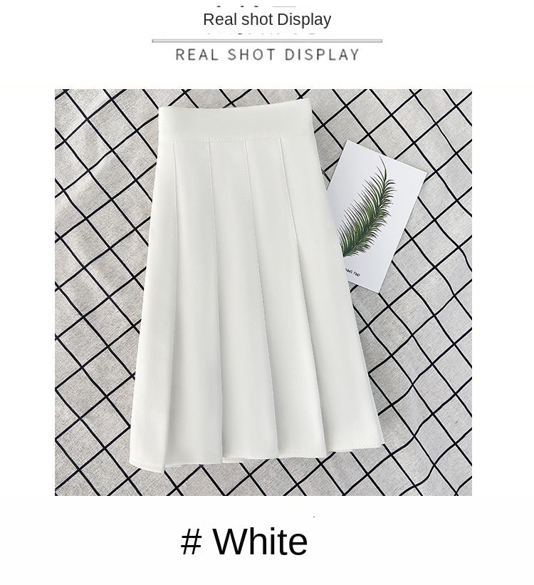 Women's Skirt Fashion Summer  High Waist Black a Line Mini Pleated Short  Skirts for School Girls Korean Style Ladies  Clothing