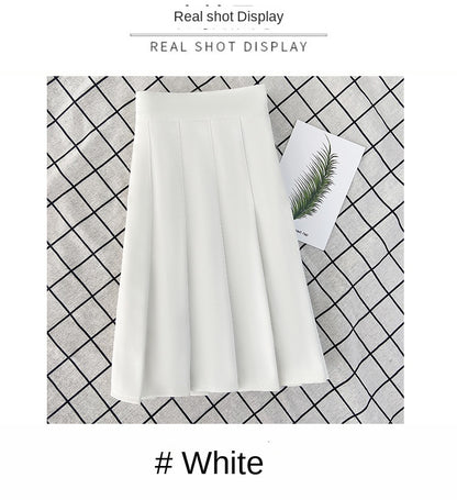 Women's Skirt Fashion Summer  High Waist Black a Line Mini Pleated Short  Skirts for School Girls Korean Style Ladies  Clothing