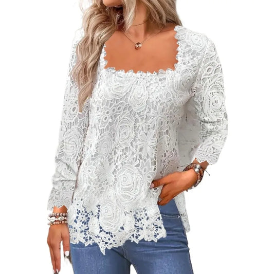 Tops Tees T-Shirts Fashion Clothes Vintage Shirts for Women Clothing Streetwear Lace Harajuku Casual Elegant Summer Spring