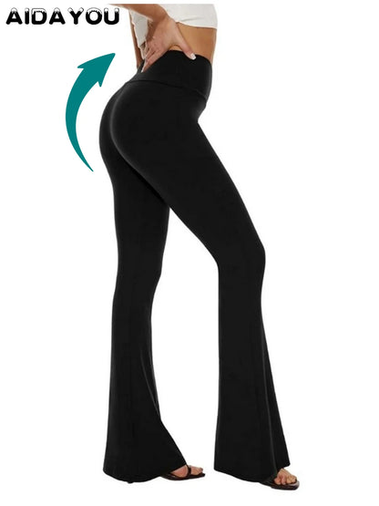 Women's  Flared leg Yoga Leggings Pants for Women High Waisted Buttery Soft Bootcut Leggings Yoga Work Casual