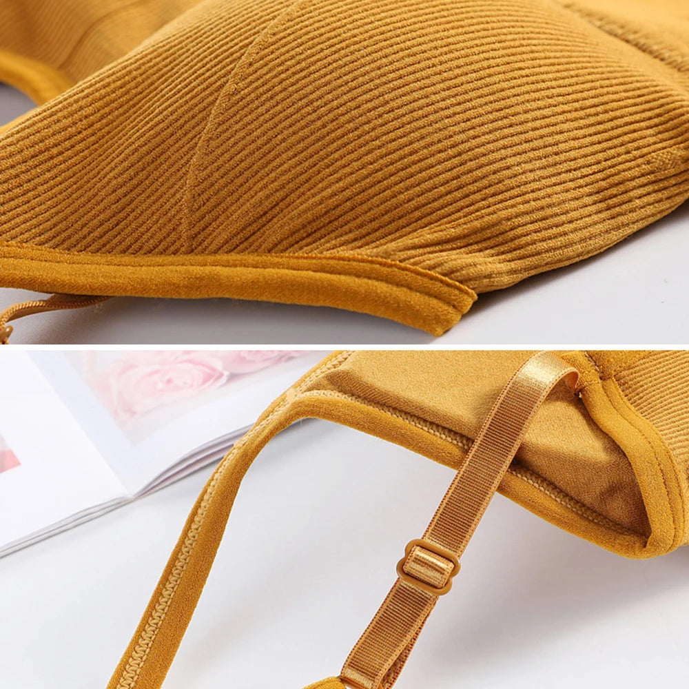 Women Sexy Tops Tube Push Up Bra Female Streetwear Sleeveless Camis Seamless Sport Lingerie Tee Crop Top Bandeau Top Tanks