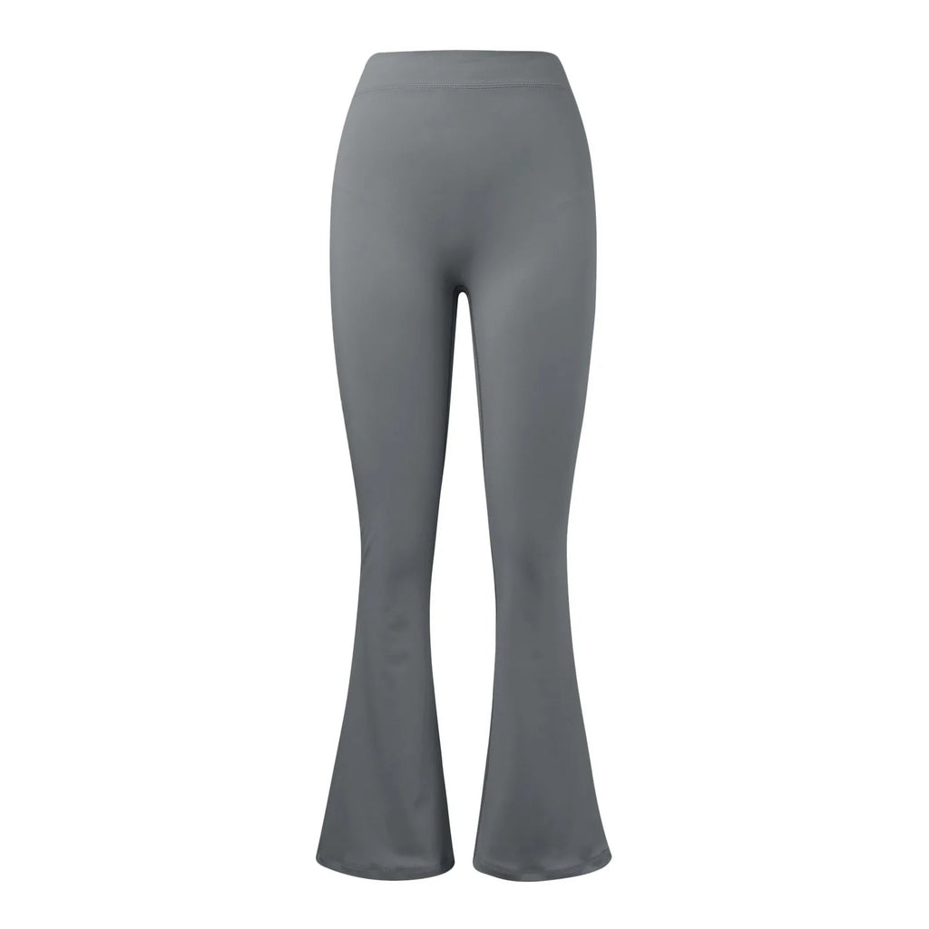 Women'S Slim Fit Yoga Pants Womens Stretch Yoga Leggings Fitness Running Gym Sports Full Length Active Pants Flared Trousers