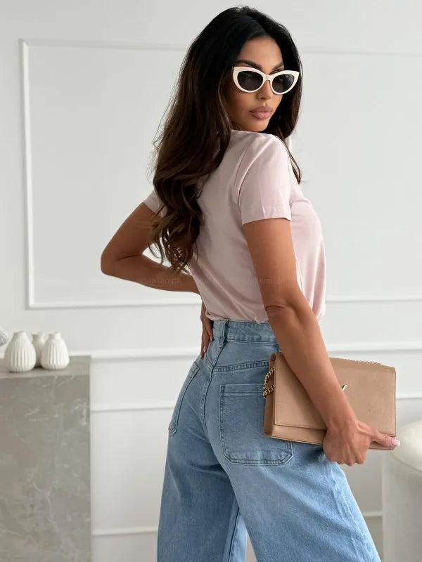 Women's Blouses T-shirt New Fashion Summer Pullover Tops White Short Sleeve Slim Fit V-Neck T-Shirt For Women Casual Clothing